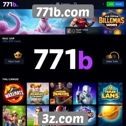 Análise da diversidade de jogos disponíveis em 771b.com